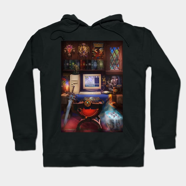 Legacy of Warcraft Hoodie by Rachid Lotf